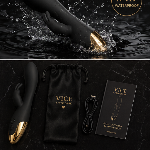 Vice After Dark™ Dual Temptation Rabbit Vibrator