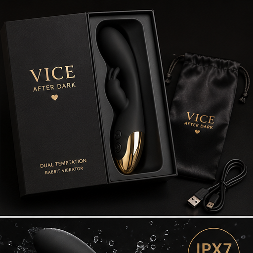 Vice After Dark™ Dual Temptation Rabbit Vibrator